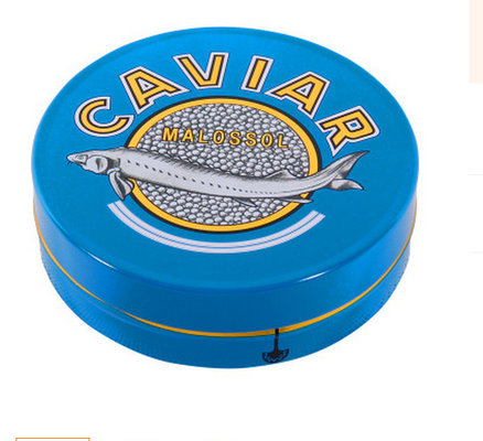 China 30 gm caviar tin box,50 gm  caviar tin box,100 gm caviar tin box,125gm caviar tin box,150gm  caviar tin box supplier