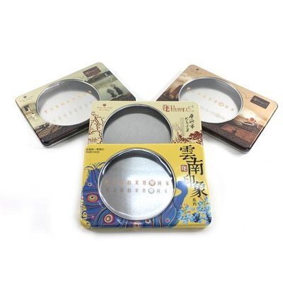 China Custom printed window tea tin box supplier