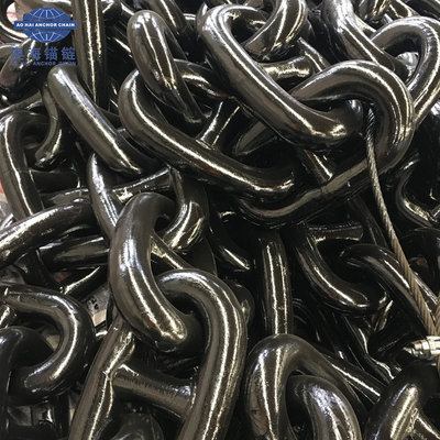 China China Supplier 97MM Marine Grade U3 Stud Link Anchor Chain In Stock supplier