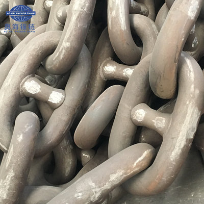 China China Supplier 105MM  Marine Grade U3 Stud Link Anchor Chain In Stock supplier