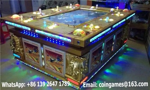 10 Players Arcade Coin Operated Hunter Shooting Fishing Cabinet Gambling Game Machine