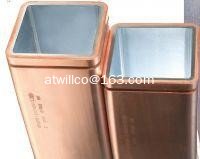 China Copper Mould Tube,Sample is Available,Chrome coating,Cu-Dhp material supplier