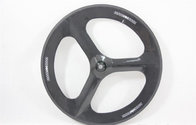 70mm carbon tubular tri spoke front wheel,carbon 3 spoke wheel,700c 3 spoke wheel