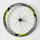AURORA RACING EN standatd 38T-25mm tubular carbon fiber bicycle wheels with UD Matt  with DT350s hubs