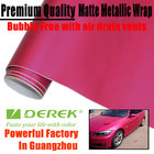 Matte Metallic Car Wrapping Films - Matte Metallic Rose Red