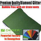 Brilliant Diamond Sanding Glitter Vinyl -- Sparkle Wrap Apple Green