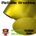 Matte Metallic Brushed Vinyl Wrapping Film - Matte Metallic Brushed Gold