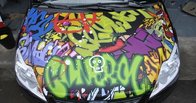 ZC006  Bubble Free Digital Printing Doodle Film / Graffiti Sticker Bomb for Car Wrapping