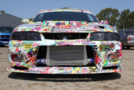 ZC002  Bubble Free Digital Printing Doodle Film / Graffiti Sticker Bomb for Car Wrapping