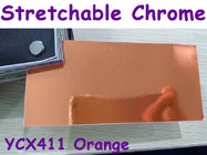Stretchable Chrome Mirror Car Wrapping Vinyl Film - Chrome Orange