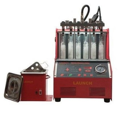 China Electronic Fuel Injector Tester And Cleaner Machine 100W Ultrasonic Cleaner Power supplier