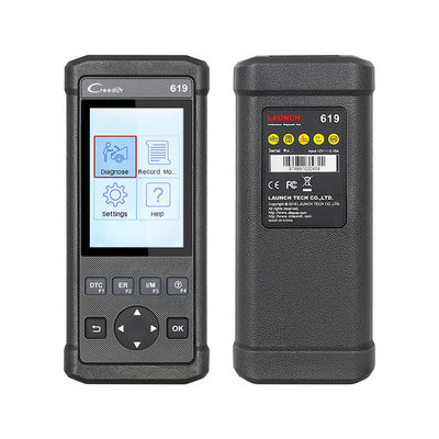 China Launch Creader 619 Code Reader Full OBD2 / EOBD Functions Support Data Record and Replay supplier