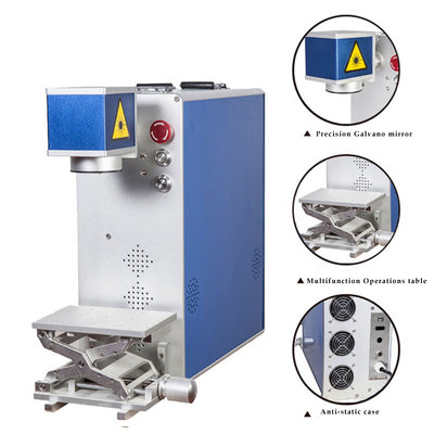Germany IPG Raycus 20W Fiber Laser Marking for metal/plastic/stainless steel/jewelry engraver machine
