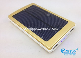 China Dual USB High Capacity Universal Portable Solar Power USB Charger 8000mAh supplier