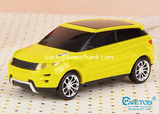 China Cell Phone Yellow Land Rover Car Shaped Power Bank USB 18650 4400mAh supplier