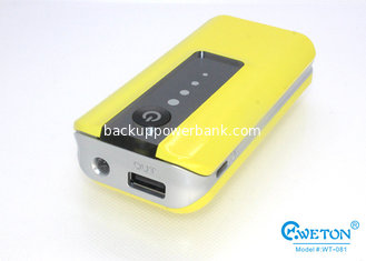 China Gift Power Bank Portable Phone Charger With ON OFF Switch LED Torch 5200mAh supplier