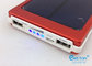 Rectangle 8000mAh Universal Solar Double USB Power Bank For Smartphone supplier