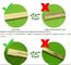 21cm custom sleeves chinese round / tensoge / twin disposable bamboo chopstick