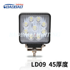 China LD09 45mm 27W 9LED led work light supplier