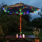 200LED Multicolour Solar powered LED Fairy Lights for garden umbrella decoration