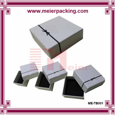 China 2016 Luxury Customized Packaging Paper Box/Jewelry Paper Gift Box/White Cardboard Paper Box ME-TB001 supplier