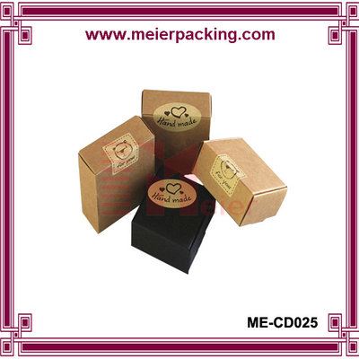 China Recycle custom folding kraft paper soap box ME-CD025 supplier