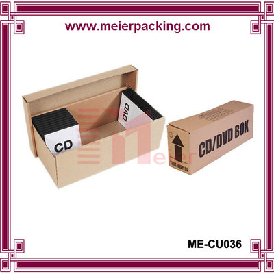 China Rigid Corrugated Paper Box for CD/DVD Storage Packaging ME-CU036 supplier