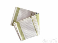 Azo Free Striped Tea Towels , Cotton Kitchen Towels For Restaurant