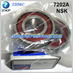 China Japan NSK 7202A 15X35X11mm High Precision Angular Contact Ball Bearing with Bakelite Cage supplier