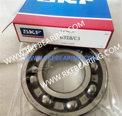 China SKF 6318 C3 chrome steel deep groove ball bearing supplier