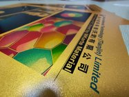 Aging Resistance Inkjet PVC Sheet Printable Gold Color For Smart Card Production