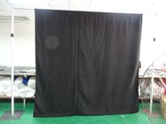 Universal pipe and drapes for home wedding stage backdrop pipe stands with curtain drapes chiffon fabric aluminum pipe