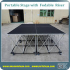 Portable stage with wheels event stage platform for catwalk or T-show performance staging