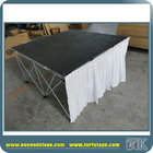 Mobile stage with skirting for sale