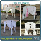 Wedding event fabric backdrop decoration pipe and drape kit /portable pipe and drape