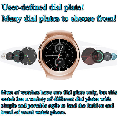 China MTK2502C 1.3&quot; HD IPS Round-shaped Screen Smart Watch Phone Supports GSM quad-band SIM card and TF card supplier