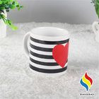 Color Inside Curved Ceramic Mug with Full Decal Printing 11oz picture personalized colorful Ceramic mug