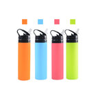 Collapsible Silicone Water Bottle BPA Free 650ML Foldable Sports New