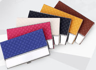 White/Black/Blue/Brown/Green business card holders for men and women