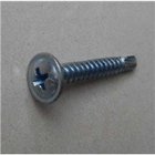 Large wafer head self drilling screw