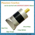 90mm planetary gearbox with gear ratio 5:1 for 86mm stepper Motor output shaft 12.7mm