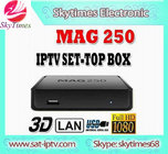 MAG 250 Europe IPTV Arabic IPTV MAG250 LINUX HD set top box DVB S2