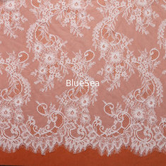 China Green Environmental Protection  Eyelash Lace Fabric  for Wedding Dress supplier