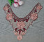 100%Polyester  Embroidery  Pajams Collar Lace   Mesh Based Necklace Decoration supplier