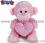 Wholesale China Funny Pink Monkey Plush Toy With Pink Heart Pillow