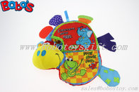 Plush Colorful Horse Infant Baby Educational Toy Soft Activity Printing Book Toy