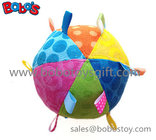 Safety Plush Baby Ball Toy Stuffed Infant Ball Toy With Ribbon