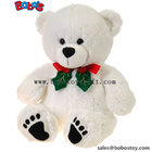11"White Xmas Soft Plush Teddy Bear Christmas Toy