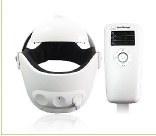 China Digital Temple M Magnetic Air Idream Head Massager With Heating, Music, Timing Function supplier
