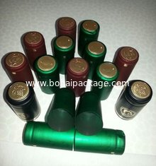 PVC heat shrinkable film wine capsule professional wine bottle pvc shrink capsule
